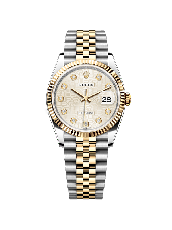 Rolex 데이저스트 36-126233 실버 컴퓨터 10P 쥬빌리 36mm with box and papers