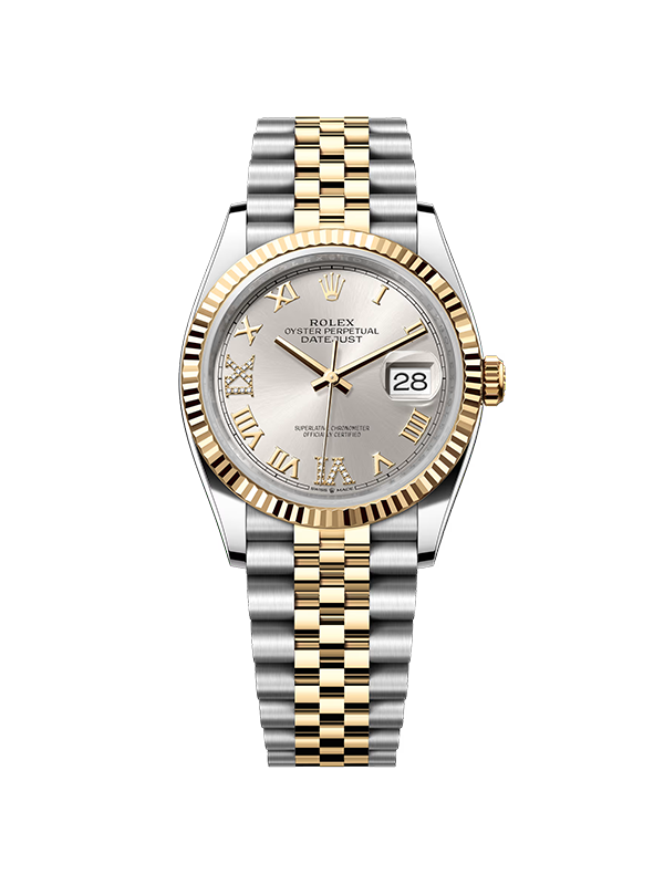 Rolex 데이저스트 36-126233 실버 로마+69다이아 쥬빌리 36mm with box and papers