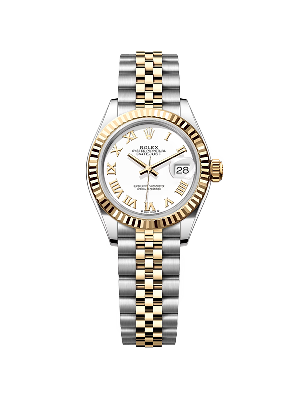 Rolex 데이저스트 28-279173 화이트 로마 쥬빌리 28mm with box and papers