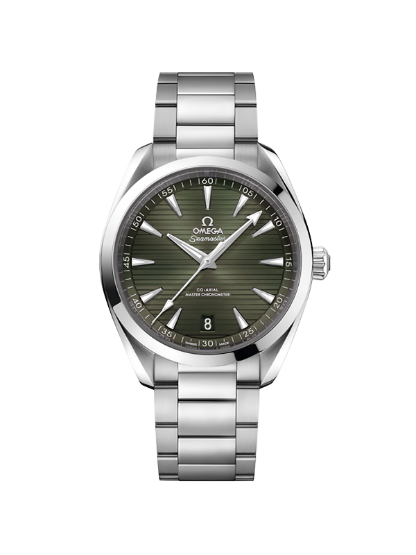 Omega 씨마스터 아쿠아테라 41-220.10.41.21.10.001 그린 바 41mm with box and papers