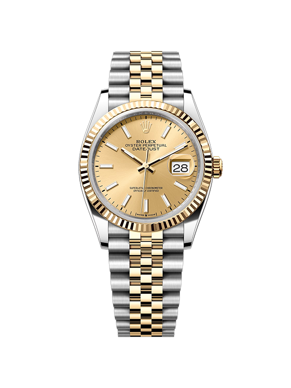 Rolex 데이저스트 36-126233 샴페인 바 쥬빌리 36mm with box and papers