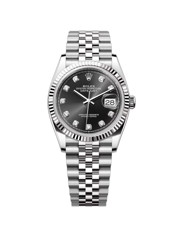 Rolex 데이저스트 36-126234 블랙 10P 쥬빌리 36mm with box and papers