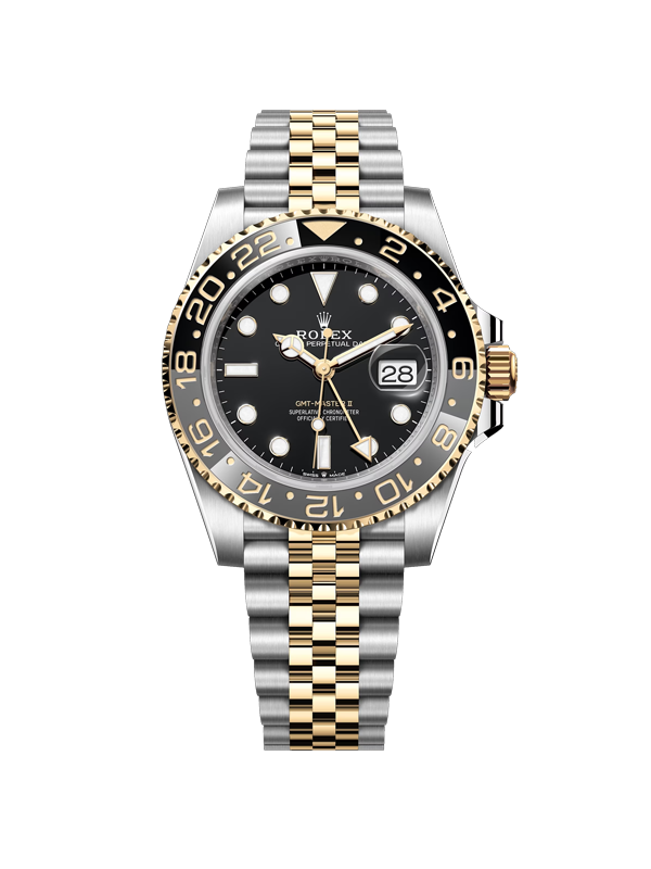 Rolex GMT-마스터Ⅱ 40-126713GRNR 블랙 바+도트 쥬빌리 40mm