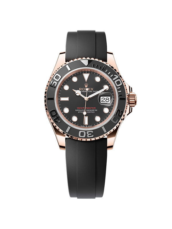 Rolex 요트마스터 40-126655 블랙 바+도트 오이스터플렉스 40mm