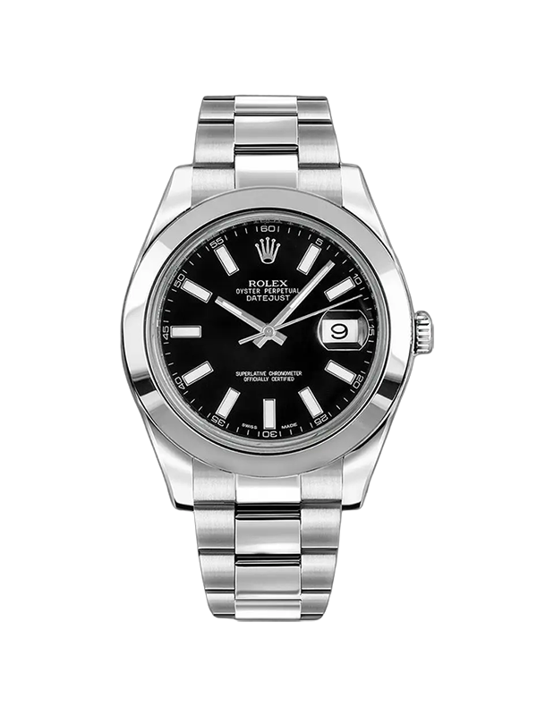 Rolex 데이저스트Ⅱ 41-116300 스무스베젤 블랙 바 오이스터 41mm