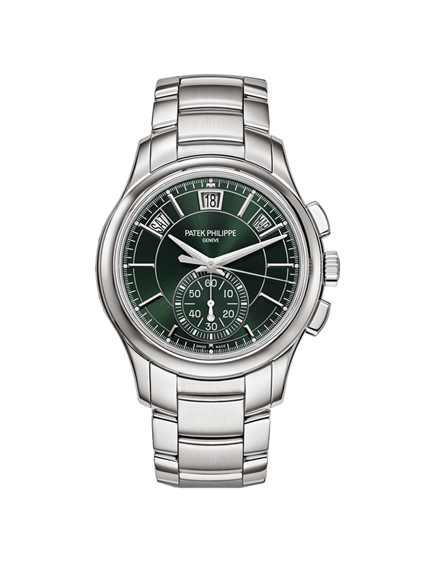 Patek Philippe 컴플리케이션 애뉴얼 캘린더 크로노그래프 42-5905/1A-001그린 바 42mm with box and papers