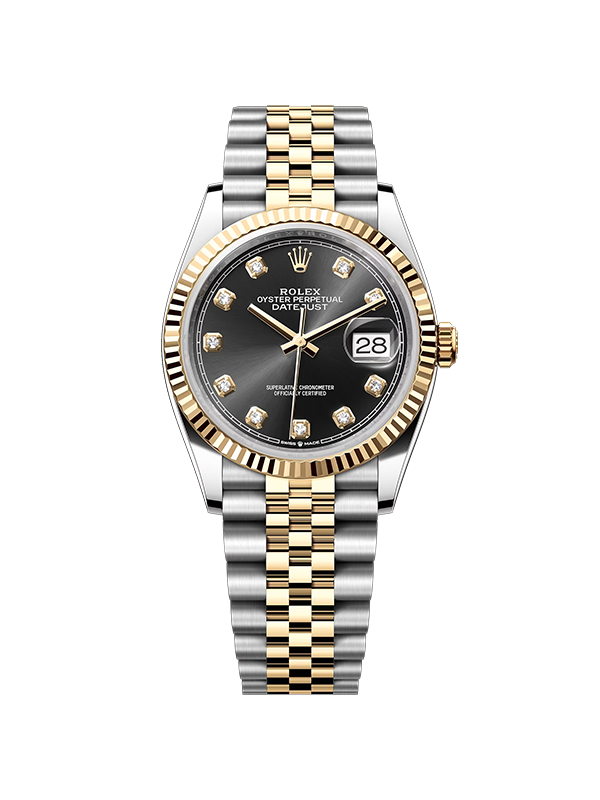 Rolex 데이저스트 36-126233 블랙 10P 쥬빌리 36mm