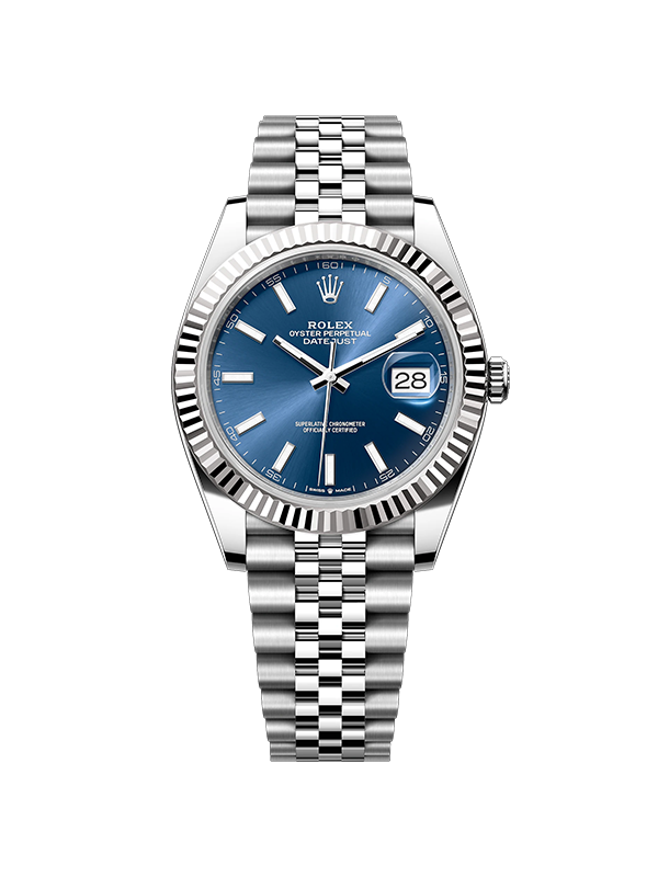 Rolex 데이저스트 41-126334 블루 바 쥬빌리 41mm
